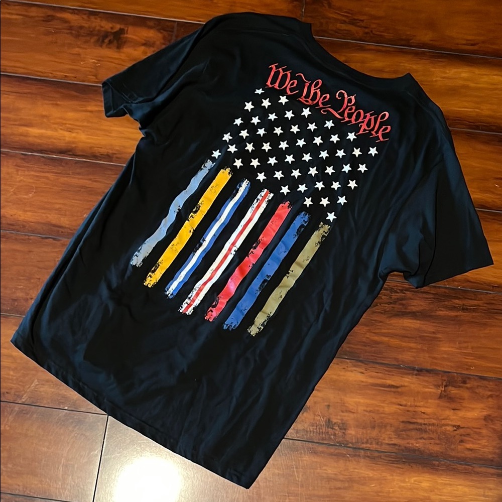 Buckle Black Patriotic Short Sleeve Tee